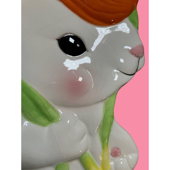 Easter Bunny Rabbit Ceramic Candy Tray Plate Dish K-MART BRAND - Picture 10 of 10